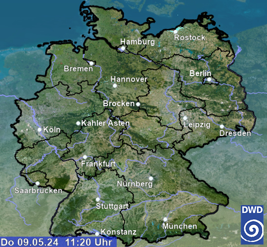 aktuelles Radarbild Deutschland